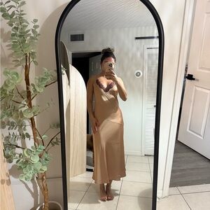H&M Tan Maxi Dress